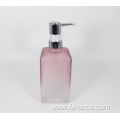 custom frosted glass lotion soap bottle with pump